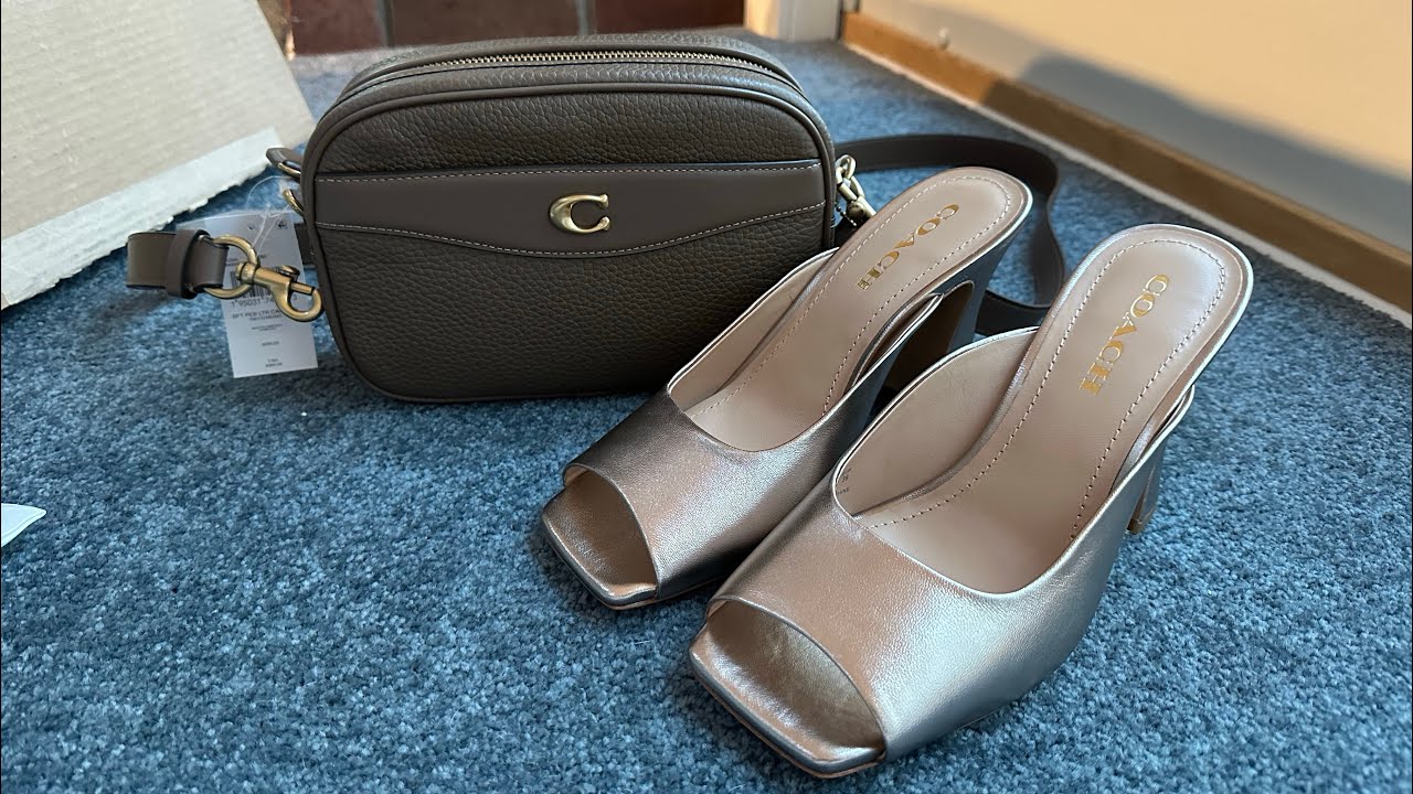 Coach camera bag & shoes double unboxing!
