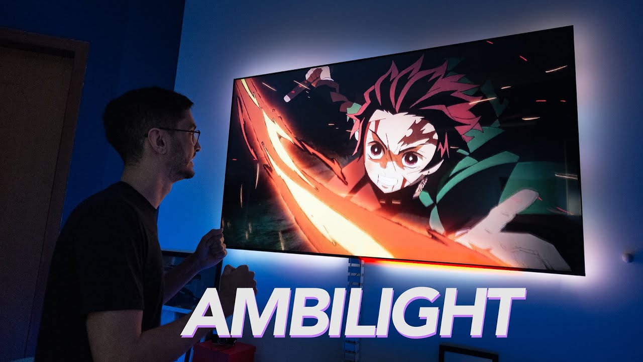 A Fita de LED reage as cores da TV! | AMBILIGHT DIY (Raspberry Pi + Hyperion)