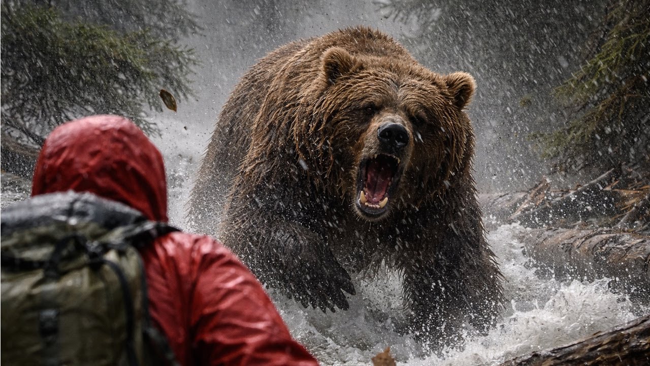 Surviving a DEADLY Storm with a GIANT Bear