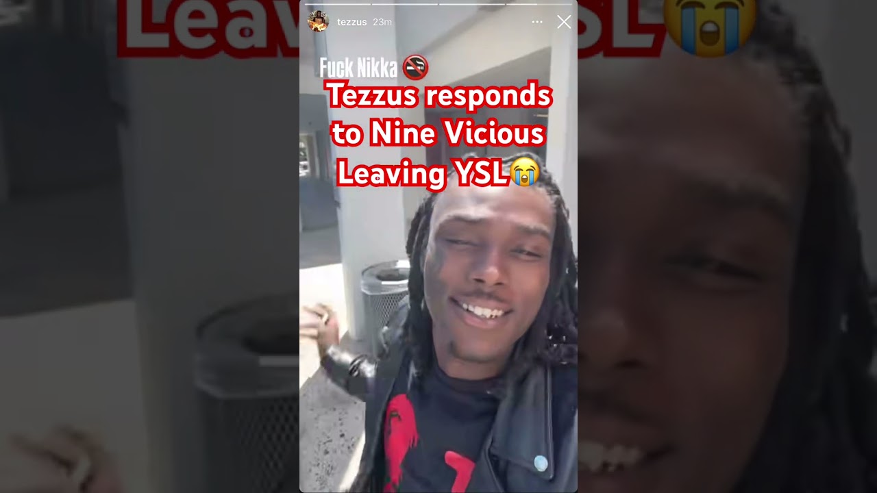 Tezzus responds to nine vicious leaving YSL #atlanta #ninevicious #tezzus #undergroundrap #ysl