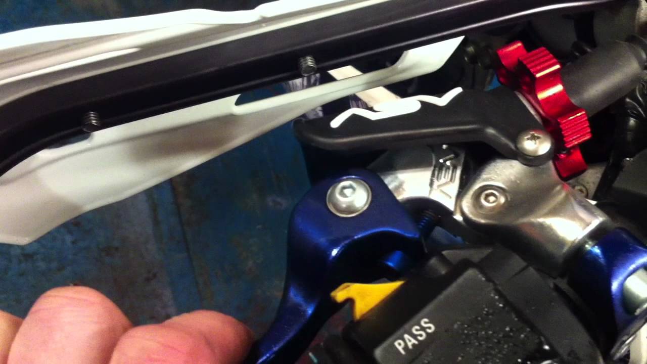 DRZ400SM ASV PRO CLUTCH LEVER AND BRAKE LEVER UPDATE ZETA GUARDS AND MIRRORS