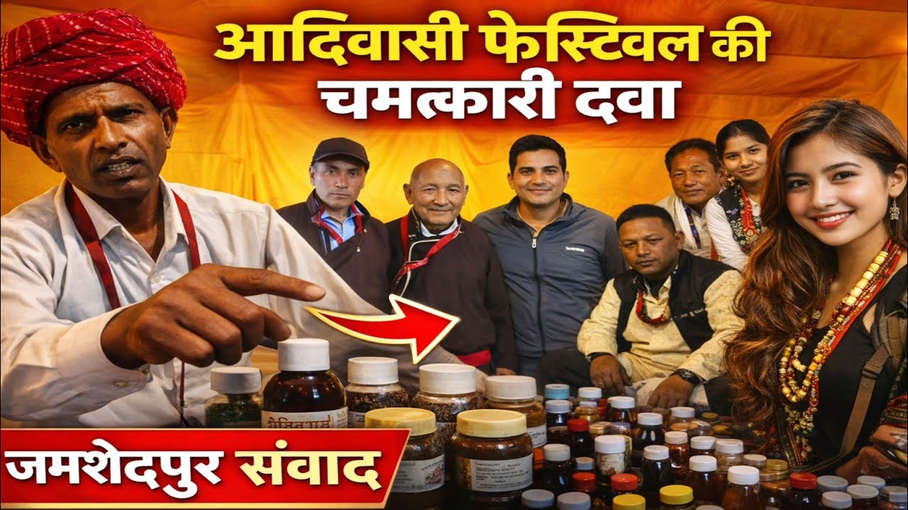 हर बीमारी का इलाज? आदिवासी फेस्टिवल में चमत्कारी दवा का बड़ा दावा  | जमशेदपुर झारखंड