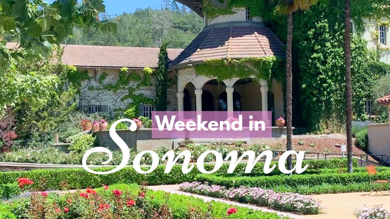 SONOMA, CALIFORNIA WINE TASTING WEEKEND | Aesthetic Travel VLOG