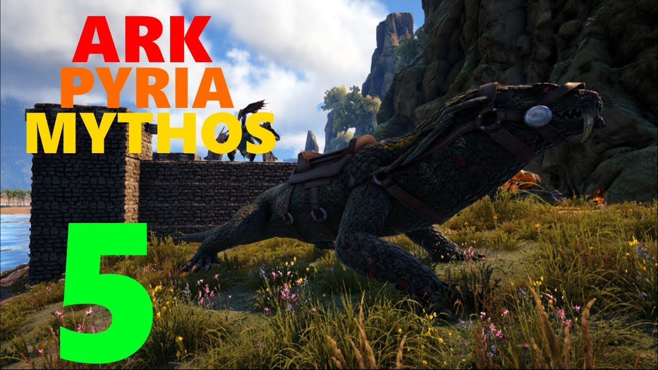 [5] TAMING A HELOSAURIA! (Ark Pyria Mythos Evolved Modpack)
