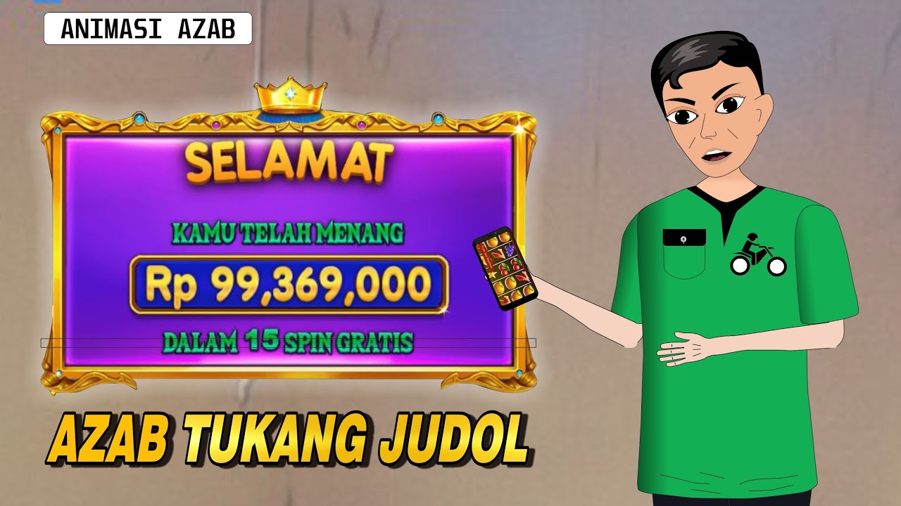 Azab Tukang Ojek Pecandu Judol Hingga Menelantarkan Keluarganya - ANIMASI AZAB