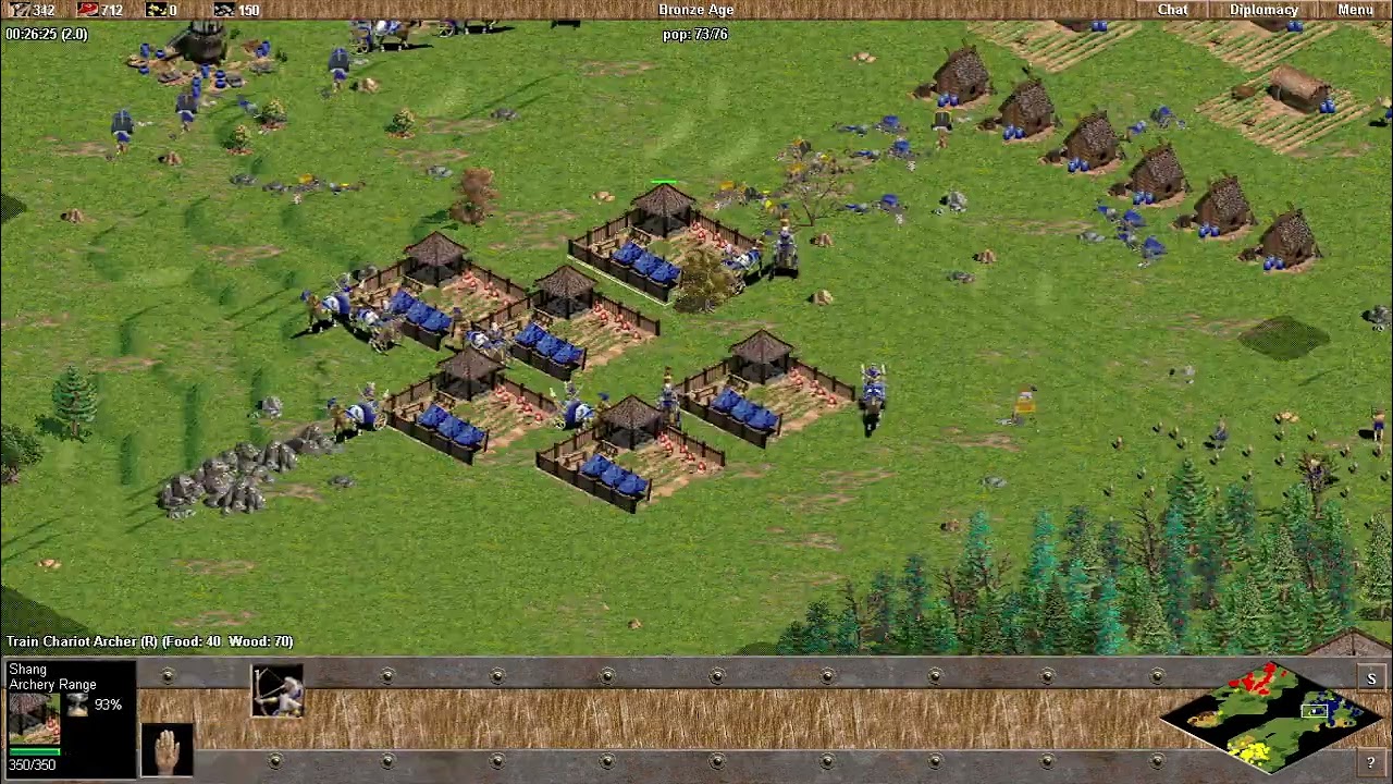 Đồng đội cảm thấy khó thở, cầm đại quân sang giải vây luôn | Đế Chế AOE 1 | Shang 2vs2