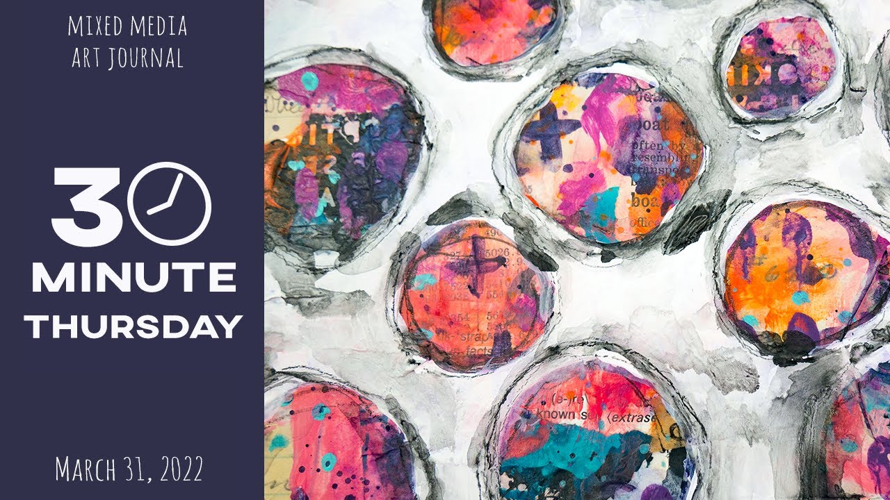 30 Minute Thursday Art - Reductive Circles - 3.31.22