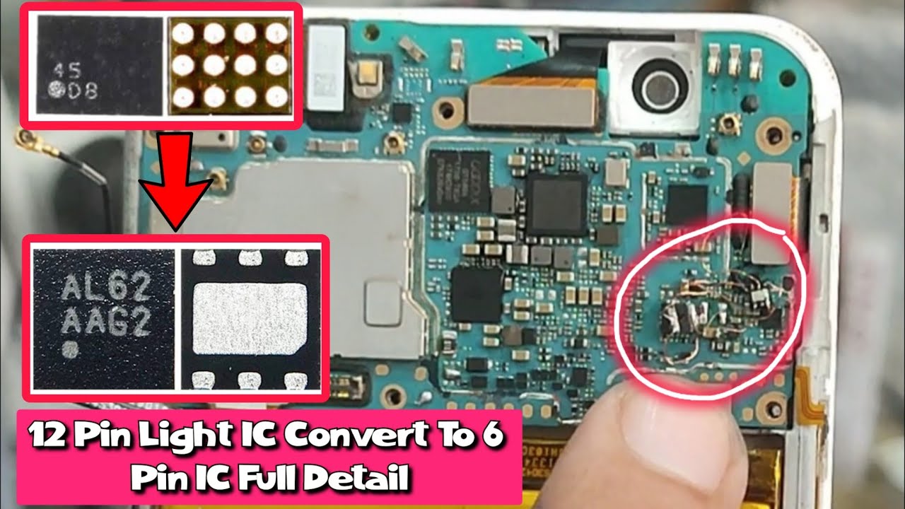 12 Pin Light IC Convert To 6 Pin IC Full Detail 🔥🔥🔥🔥🔥🔥💕💕💕💕
