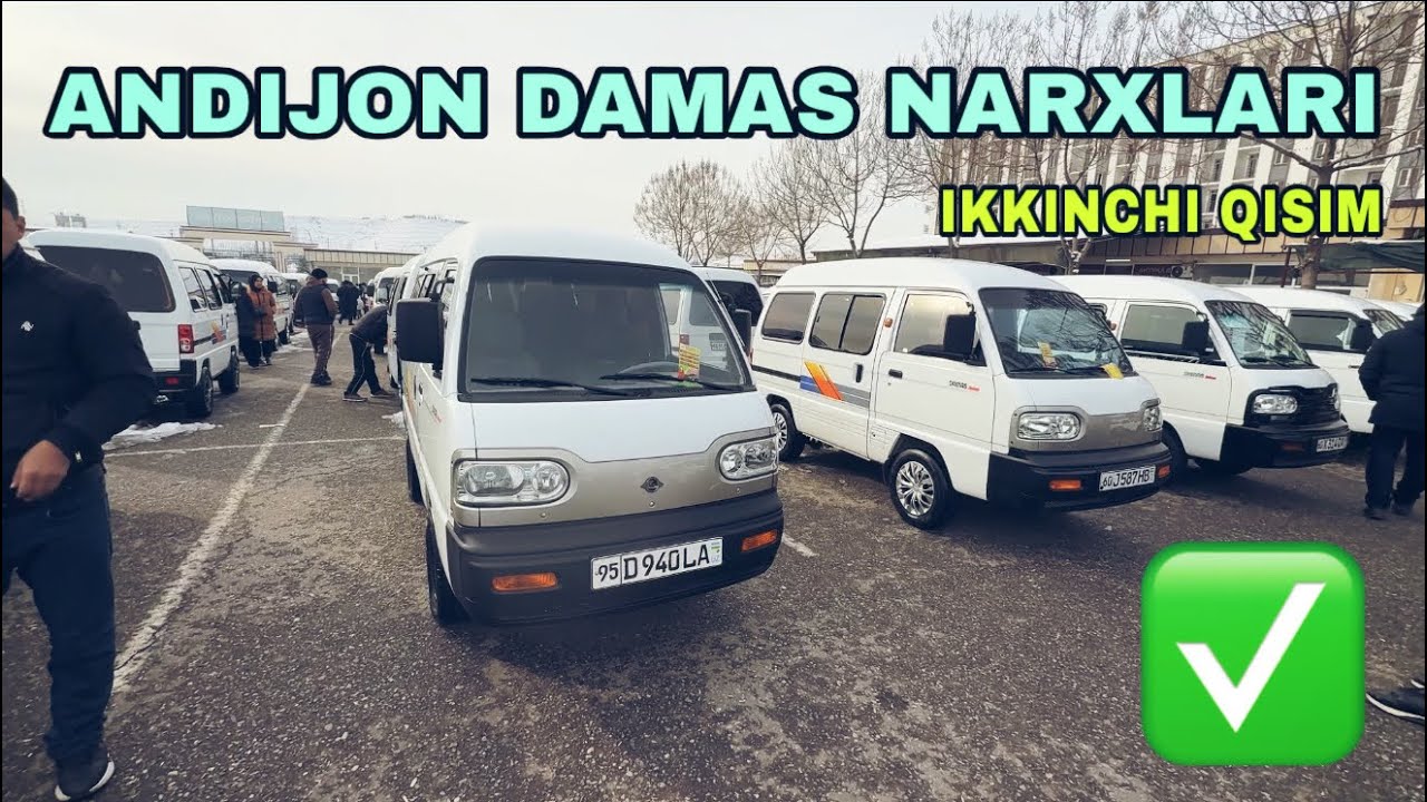 26 январ Андижон машина бозори дамас нархлари Andijon mashina bozori damas narxlari 25 yanvar 2 Qism