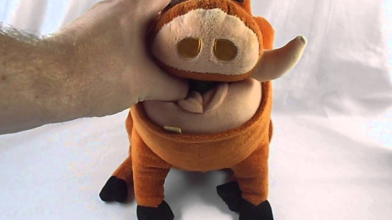 Talking Farting Pumba Stuffed, Plush