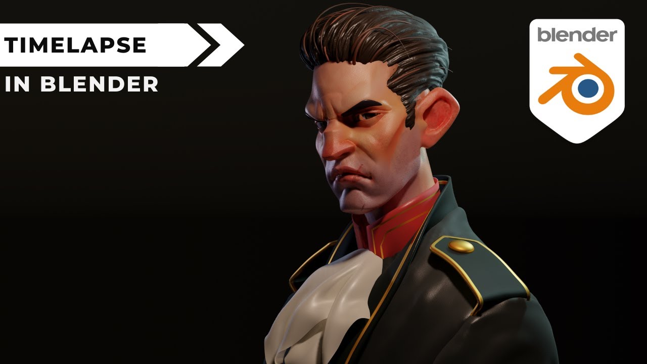 Dishonored Style character study in blender 2.9