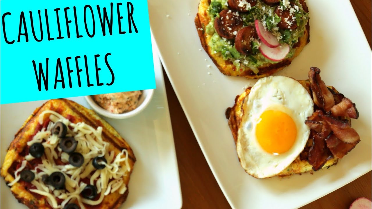 Cauliflower Waffles (Cauliwaffles!) - La Cooquette