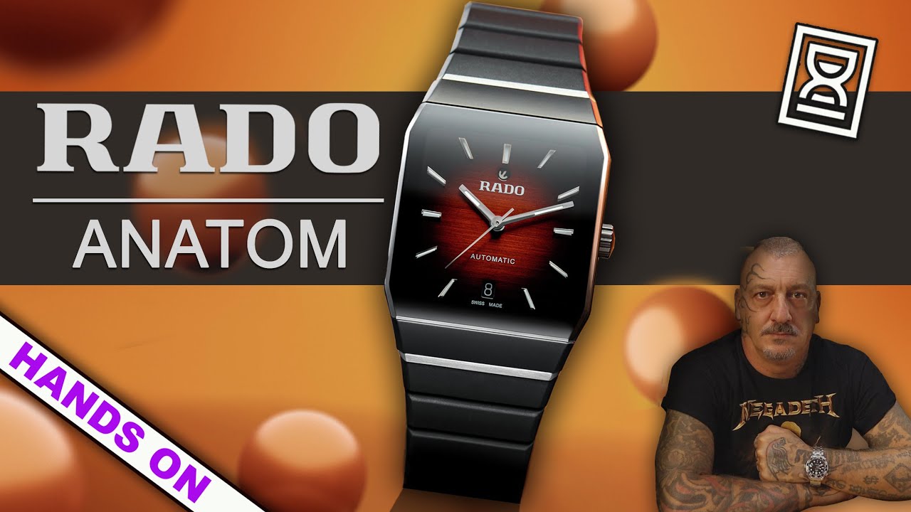 Ceramica, acciaio e zaffiro, il Rado Anatom
