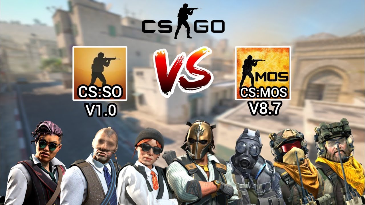 CS:SO V1.0 vs CS:MOS V8 | The Ultimate CS:GO Mobile Mod Comparison! 📱🔥
