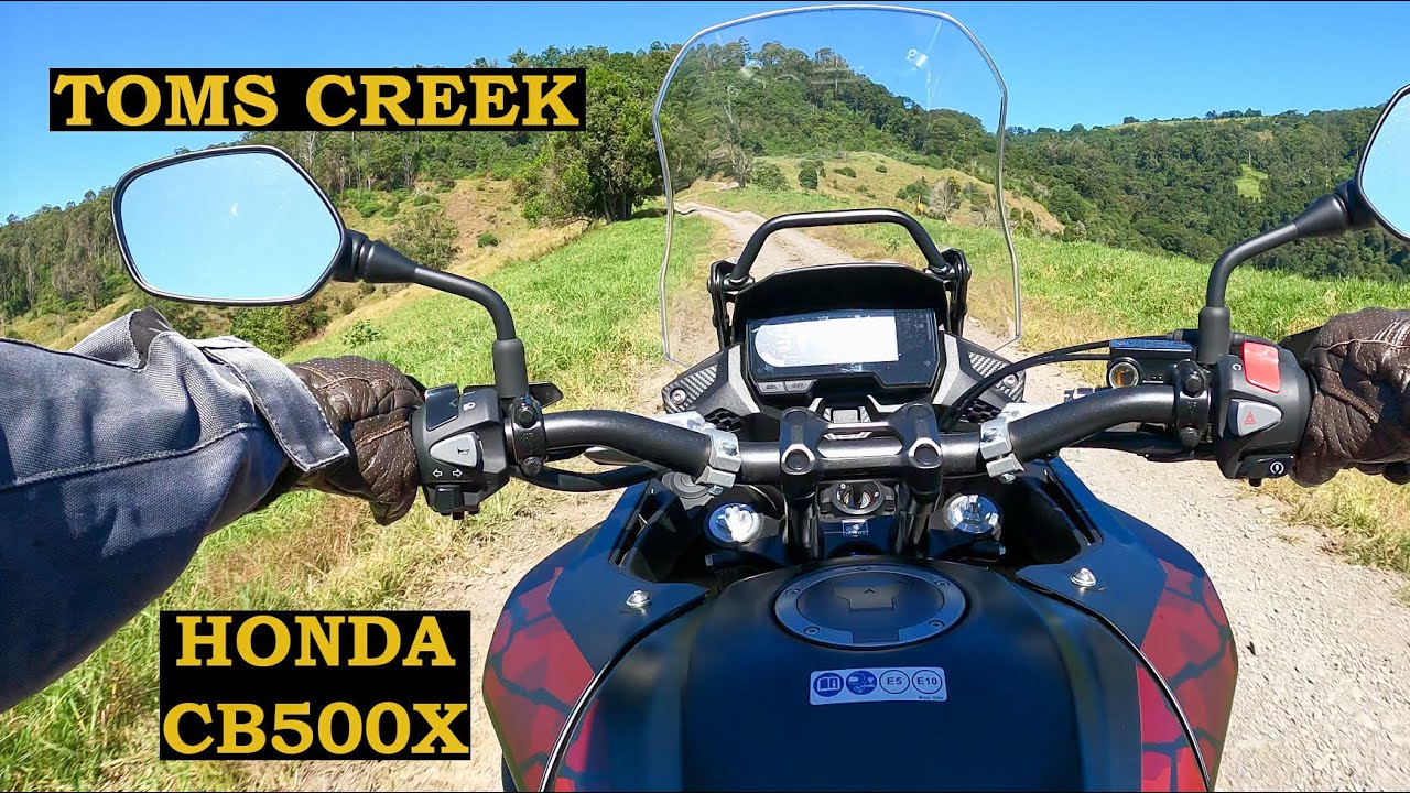 Honda CB500X Australian Motorcycle Adventure - Toms Creek