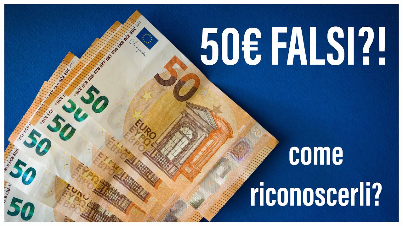 Come distinguere le banconote da 50 euro false