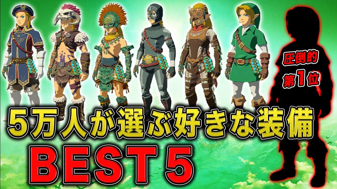 ５万人が選んだ好きな装備ランキング BEST５