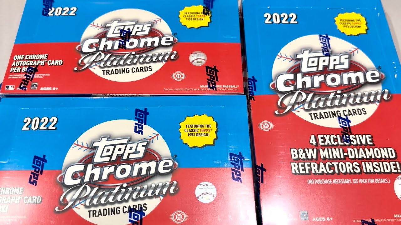 NEW RELEASE!  2022 TOPPS CHROME PLATINUM ANNIVERSARY!