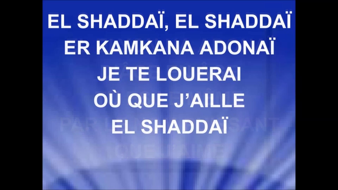 EL SHADDA&Iuml; - Jeunesse en Mission