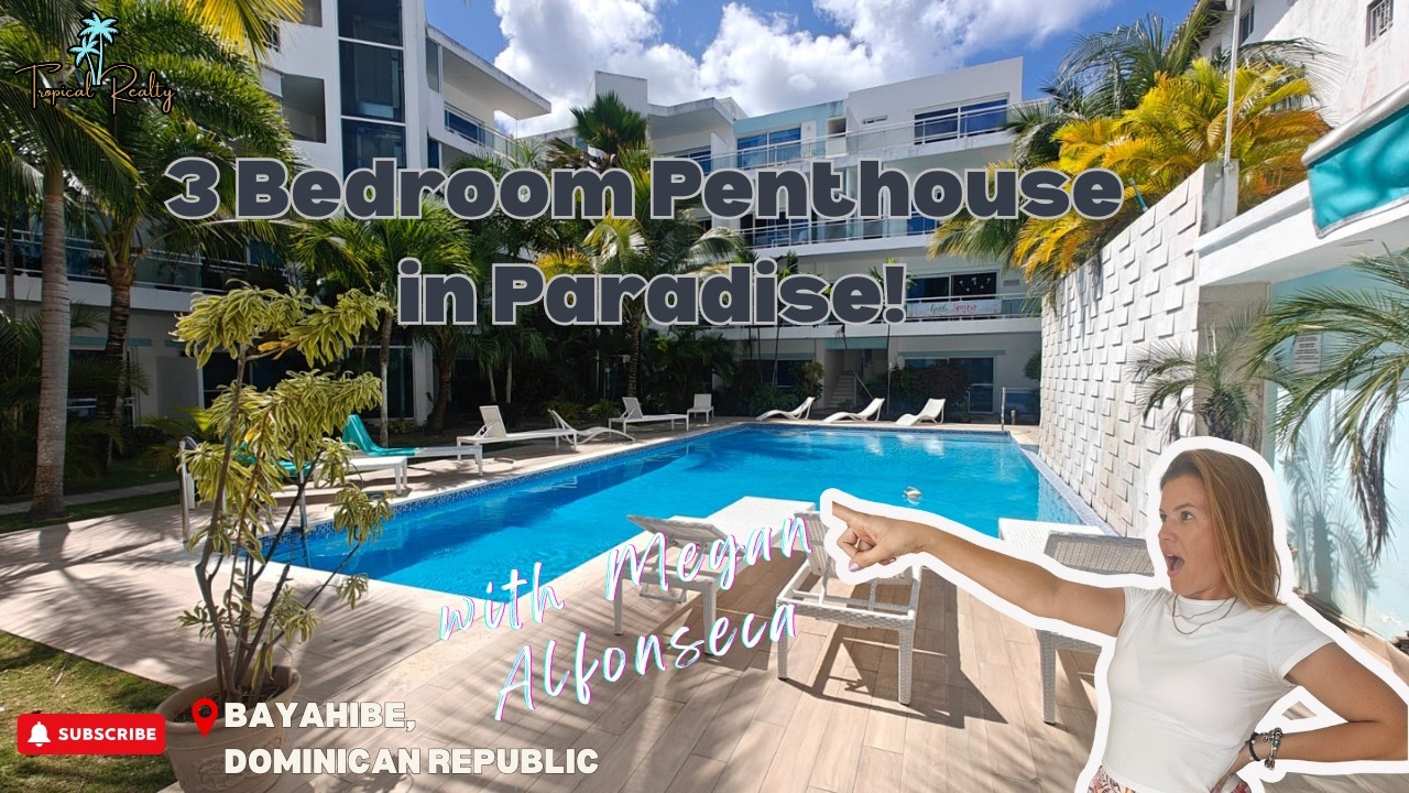 3 Bedroom penthouse- walking distance to the beach AND Ocean views!  Come along with me!