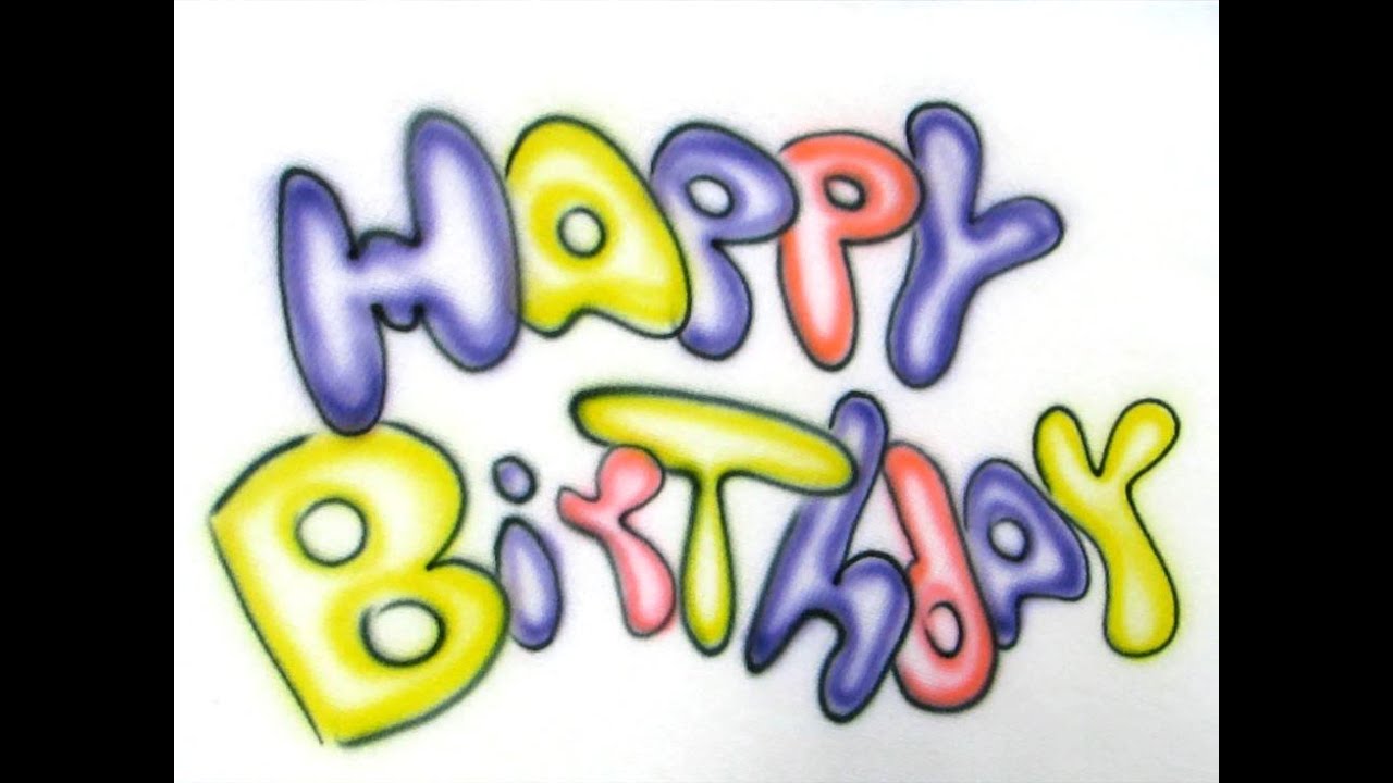 Cake Decorating Airbrush--Part 4--Bubble Writing