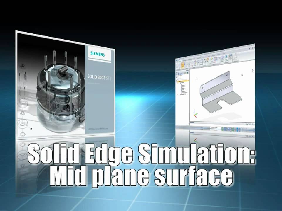 Solid Edge Tips and Tricks   Symulacja - Powierzchnia pośrednia części blaszanej