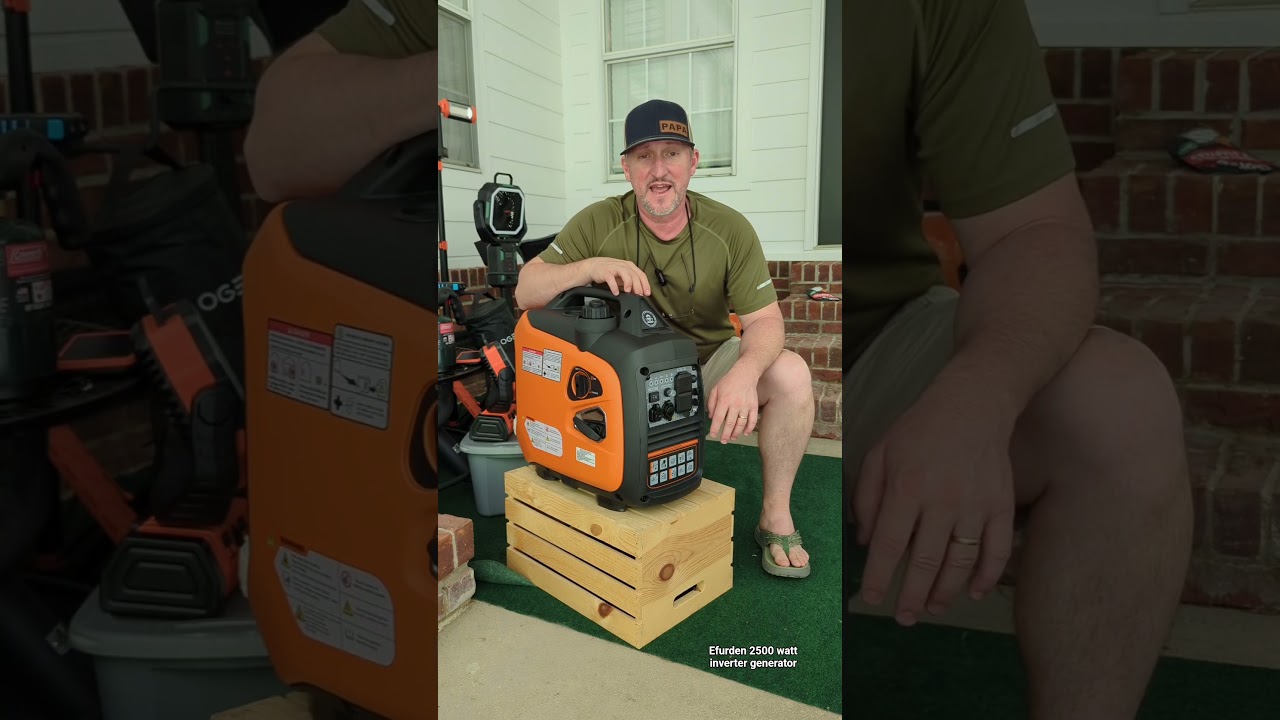 Это самый тихий генератор из всех, что у меня были! @efurden #генератор #инвертор #источник питан...