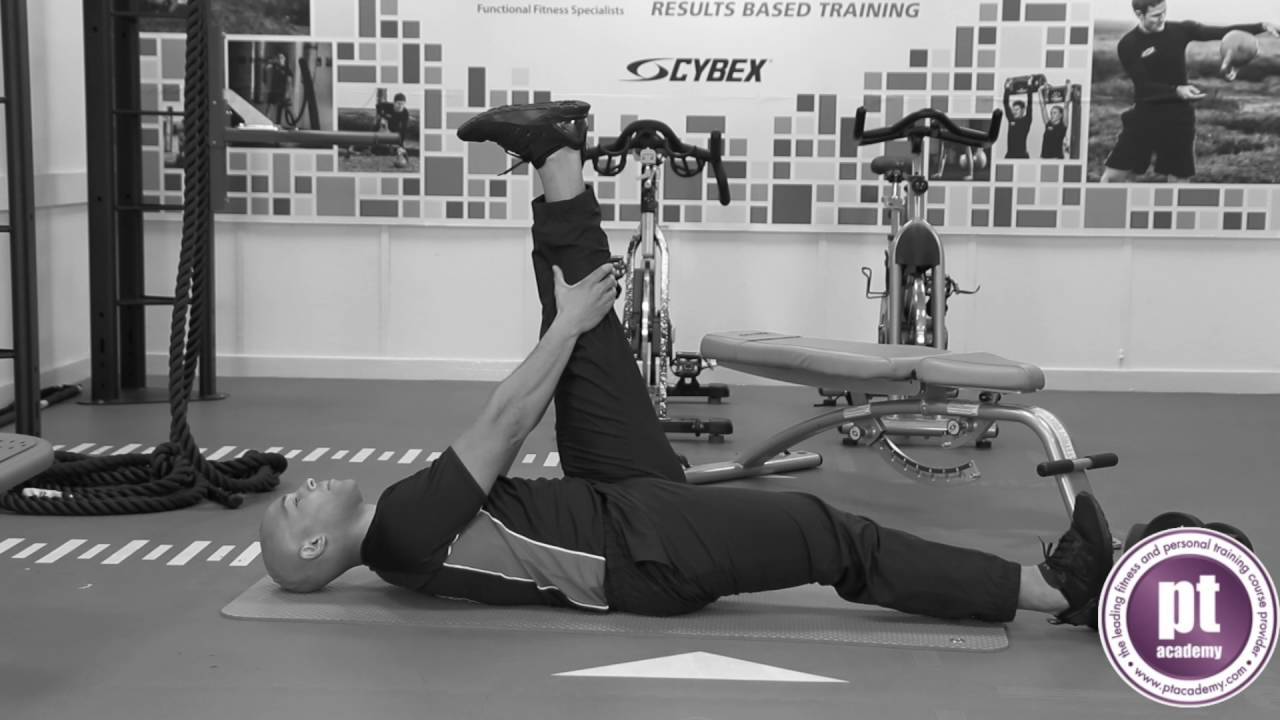 Lying Hamstring Stretch - Fitness Instructing: Pt Academy