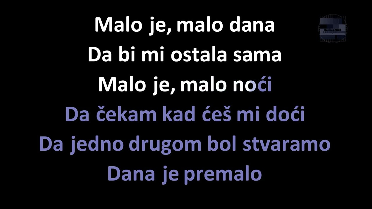 Halid Bešlić - Malo je, malo dana (Karaoke)