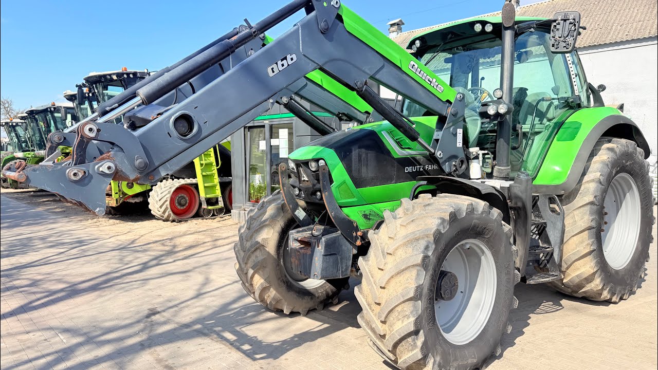 Deutz Fahr 6160 TTV, 2014 rok, 163 KM, z turem QUICKE Q66, 6119 mtg, prezentacja/review/for sale
