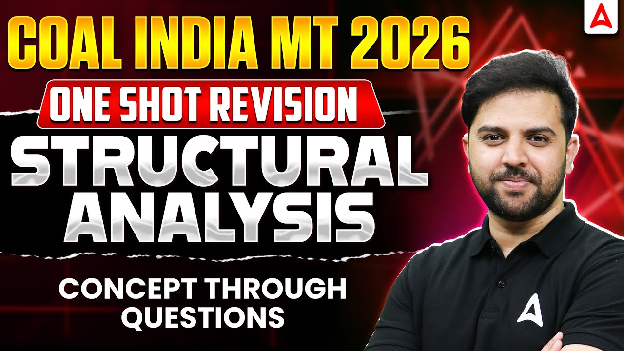 Coal India MT 2026 Structural Analysis Marathon | One Shot Revision Class