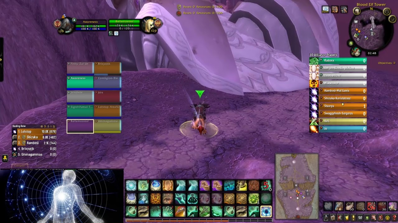 Stopping DR Cap in Eye of the Storm - WoW RBGs