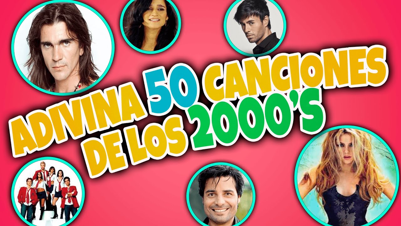 ADIVINA 50 CANCIONES DE LOS 2000&acute;S | Test de m&uacute;sica | HITS 2000  🎵🎧 | QuizMix - Trivia