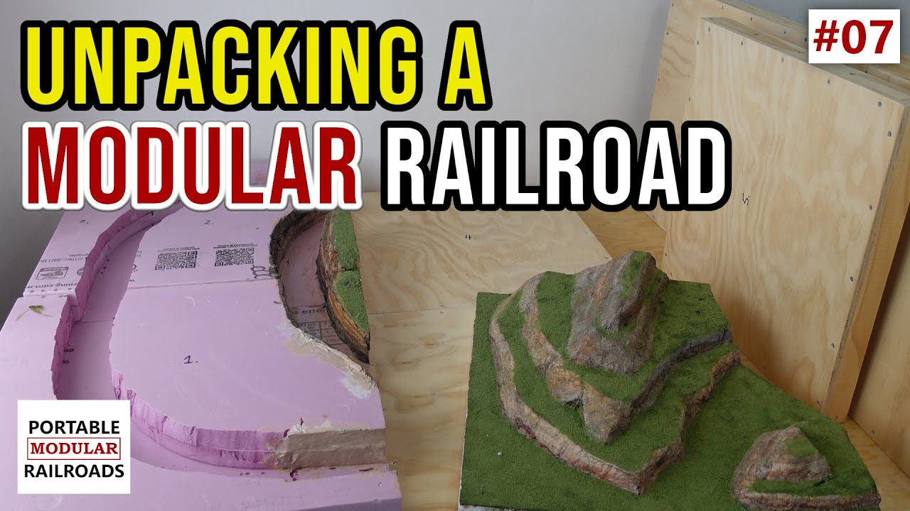 How to Unpack a Portable Modular Railroad After 2 Years #07