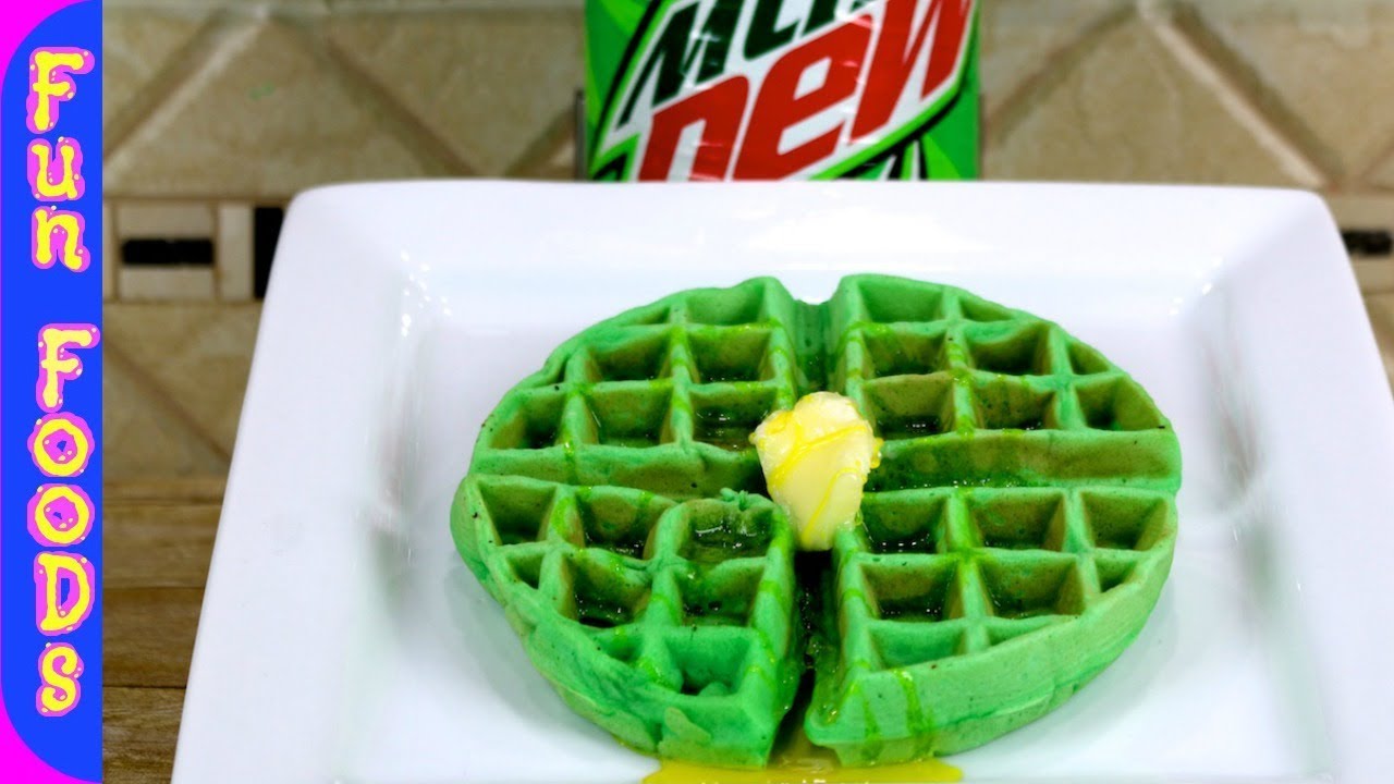 Mountain Dew Waffles | How to Make Homemade Mountain Dew Waffles