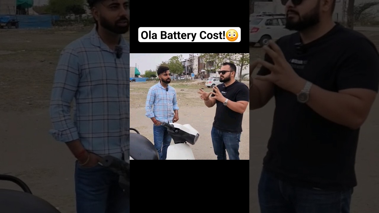 Ola Electric Scooter Battery Cost! 😳 #shorts #viral #ola