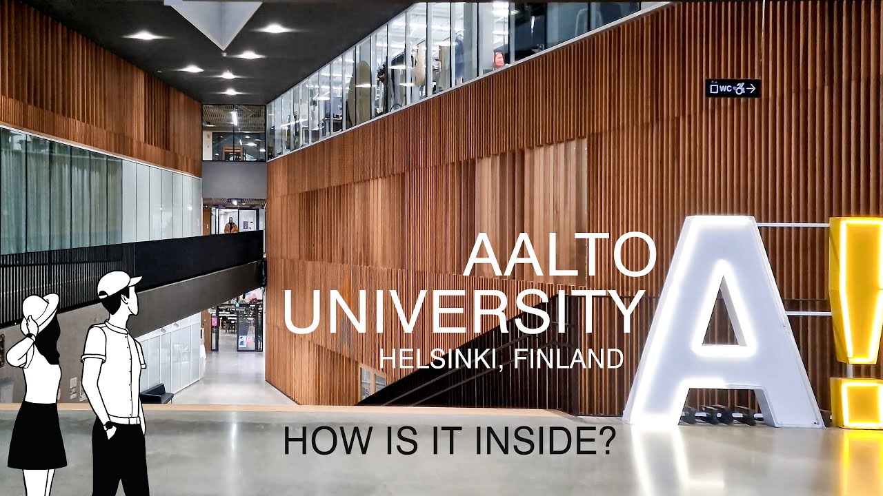 4K Хельсинки 🇫🇮 : Университет Аалто - экскурсия по кампусу