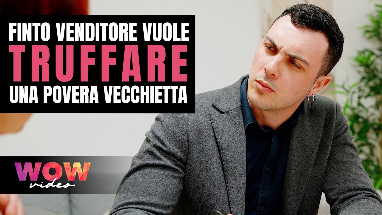 Vuole truffare una signora anziana, avr&agrave; quello che si merita
