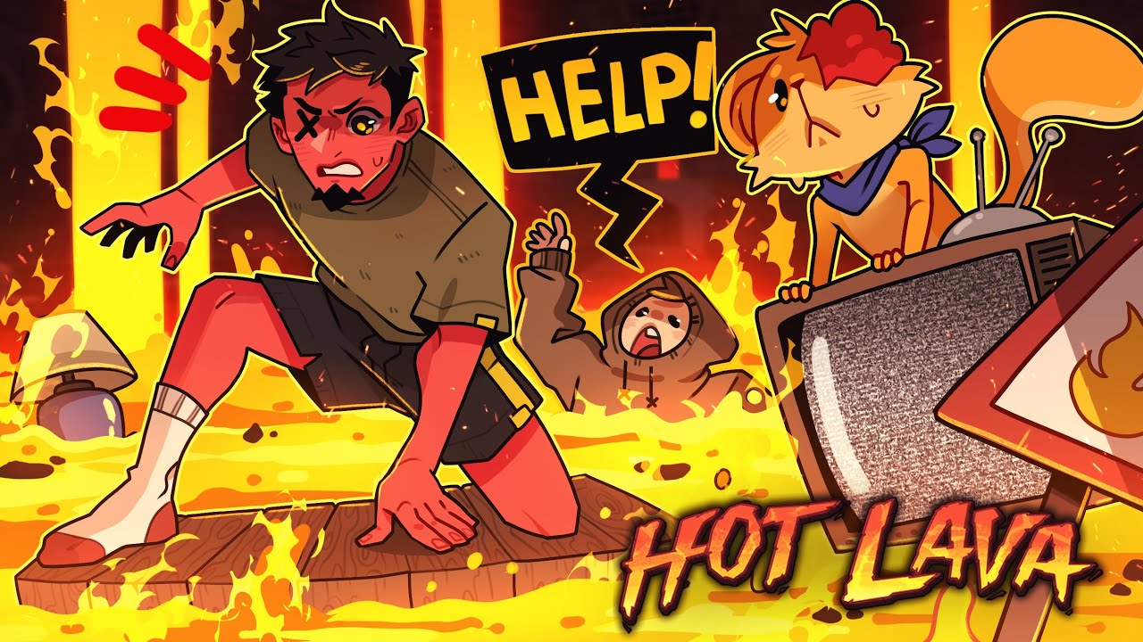 THIS GAME IS 🔥 🔥 🔥...literally! | Hot Lava (w/ Squirrel and Kyle)