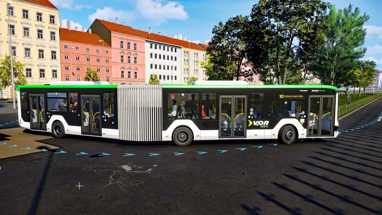 City Transport Simulator: Bus 011 - MAN New Lion's City 18C - Tramau Line 103 (2/2)