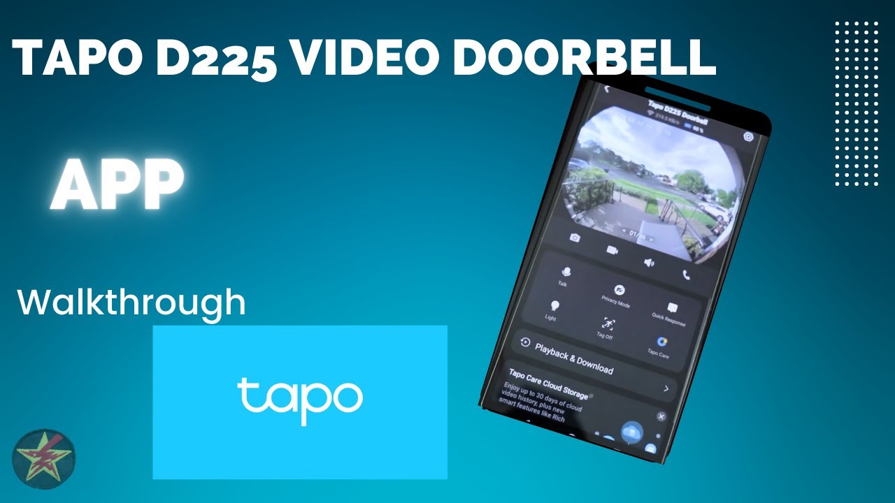 Tapo D225 Video Doorbell App Walk through