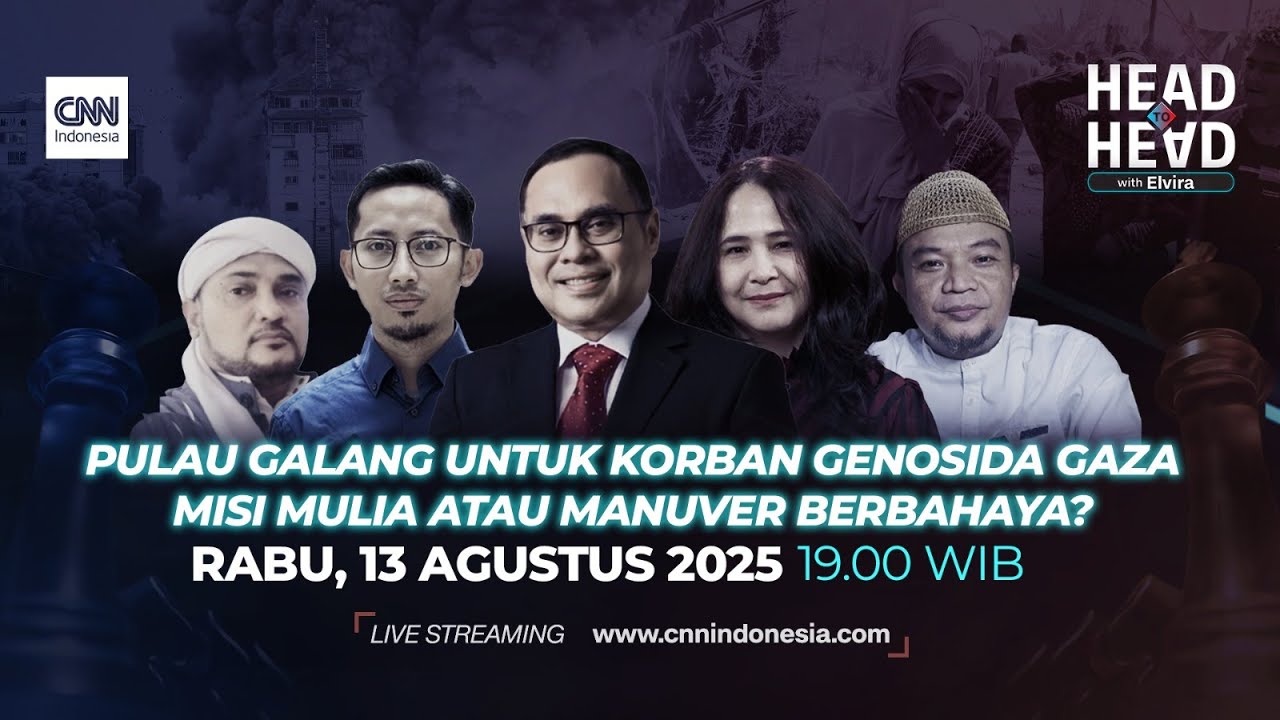 Pulau Galang Untuk Korban Genosida Gaza, Misi Mulia atau Manuver Berbahaya? Head to Head with Elvira