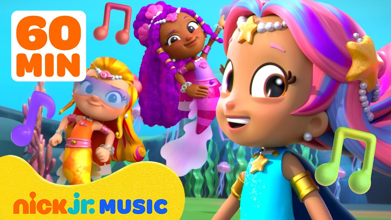 Bubble Guppies Mermaid Princesses Sing & Save the Day! 🧜‍♀️🎶 | 1 Hour | Nick Jr. Music