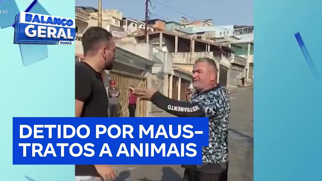 Homem parte para cima de protetores após ser denunciado por maus-tratos a animais