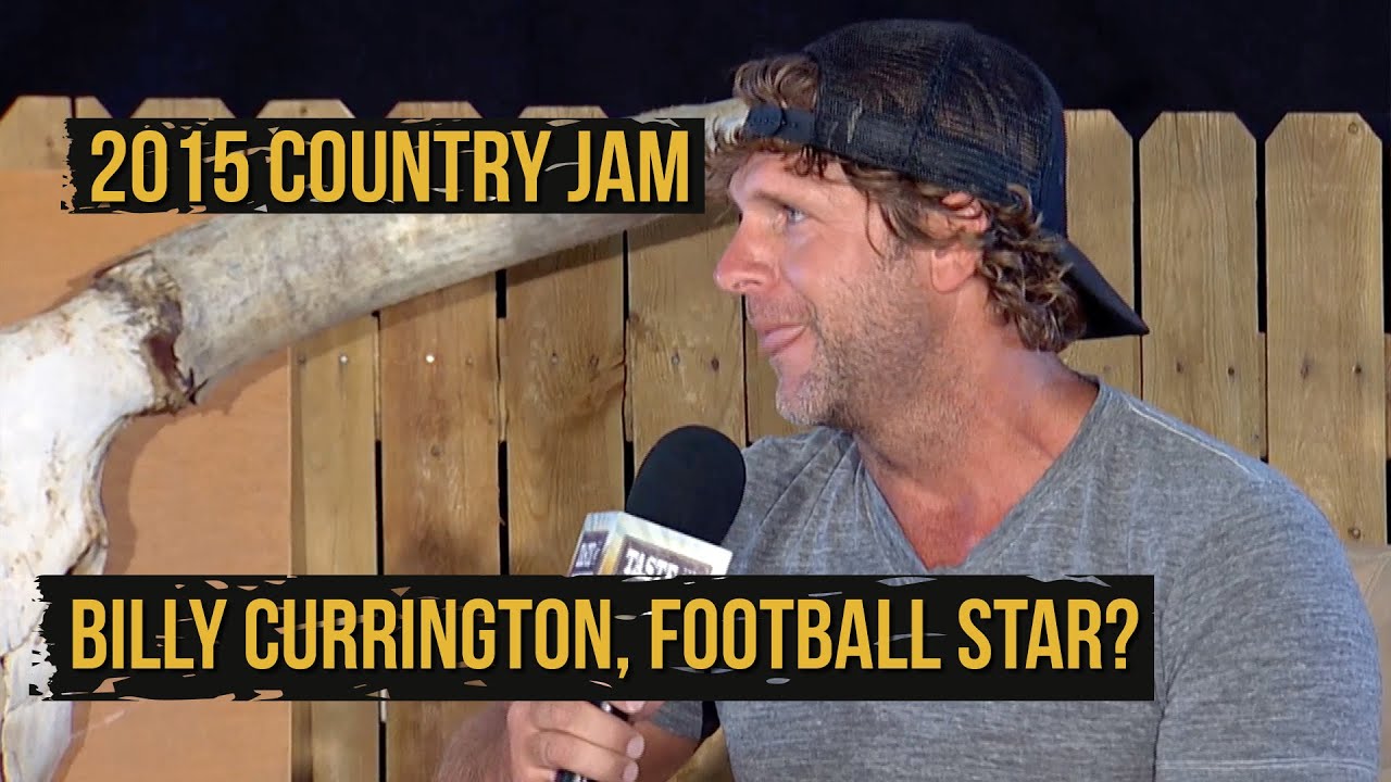 Billy Currington Says He Was Better at Football