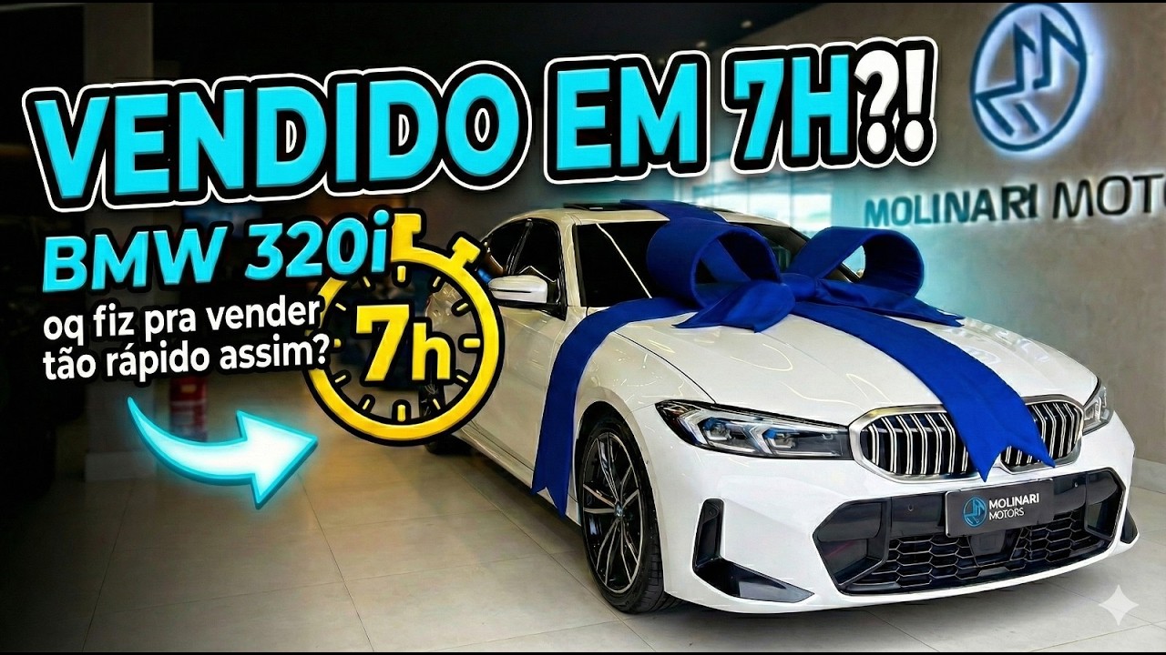 VENDI UMA BMW 320I EM APENAS 7H (BASTIDORES)