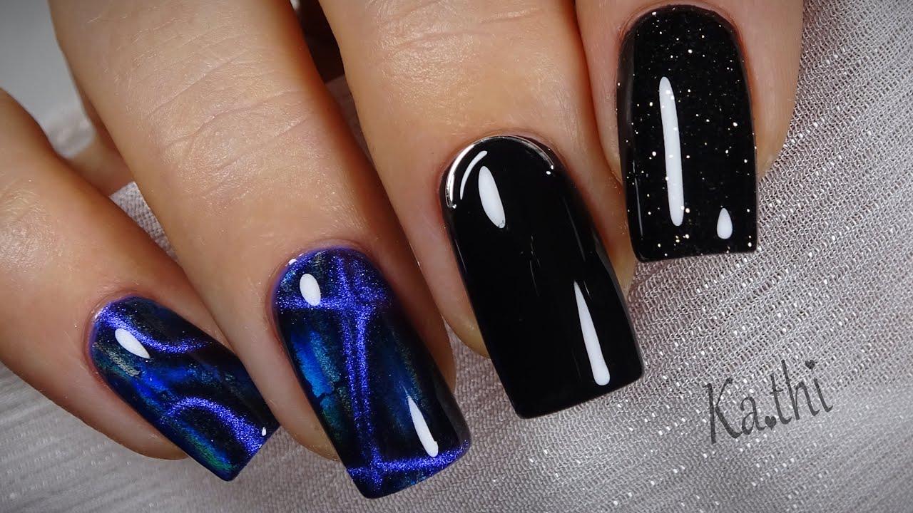 Einfaches Cat Eye Nageldesign für Anfänger - Schritt für Schrittt Anleitung (deutsch)