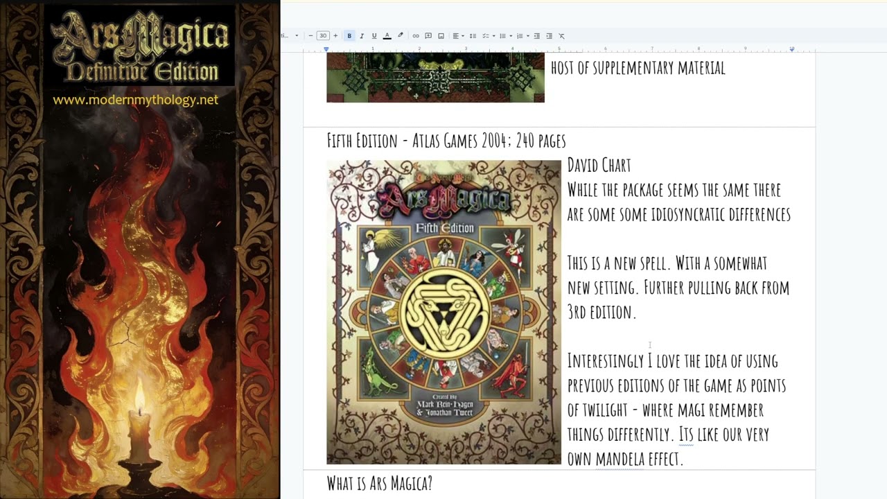 Ars Magica Definitive Edition - Part 1