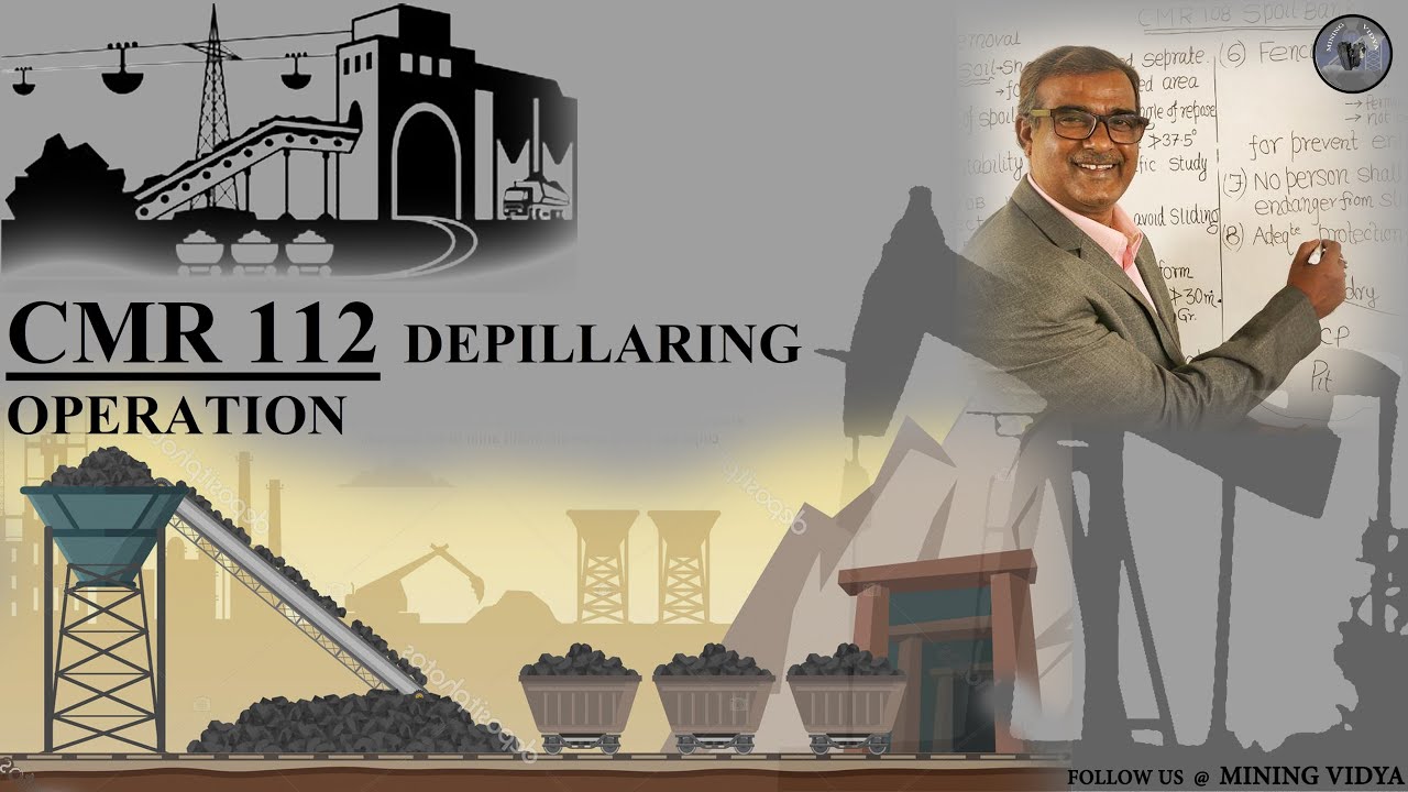 Depillaring Operation | C.M.R 112 | COAL MINING | R P Pandey