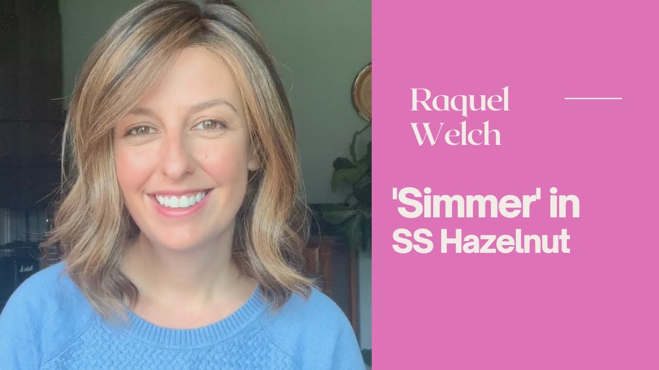 Wig review of Raquel Welch's 'Simmer' in the color Shaded Hazelnut
